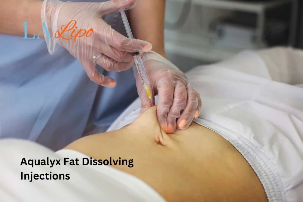 woman having fat dissolving injections Greater London (Lewisham) in the stomach