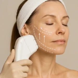 Woman having HI-FU to reduce wrinkles call LA LIPO Greater London (Lewisham) Now!