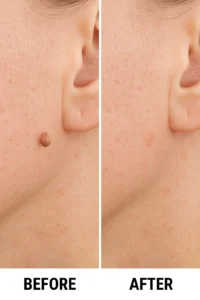 Skin tags removal Greater London (Lewisham) before and after