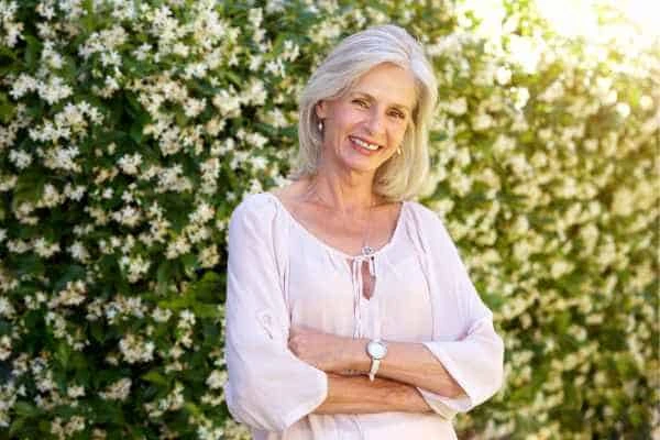 Older woman happy with urinary incontinence treatment Greater London (Lewisham)
