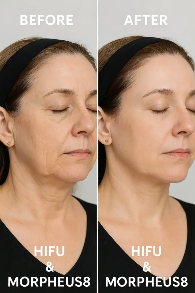 HIFU & Morpheus8 treatment results Greater London (Lewisham) - book in today!