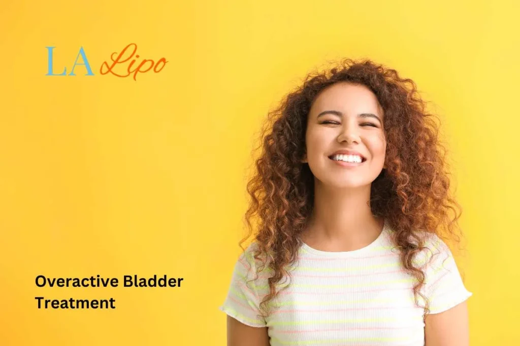 woman smiling about overactive bladder treatment Greater London (Lewisham) solutions