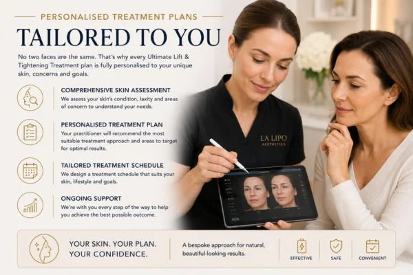 book a consultation about your ultimate lift and tighten treatment Greater London (Lewisham)